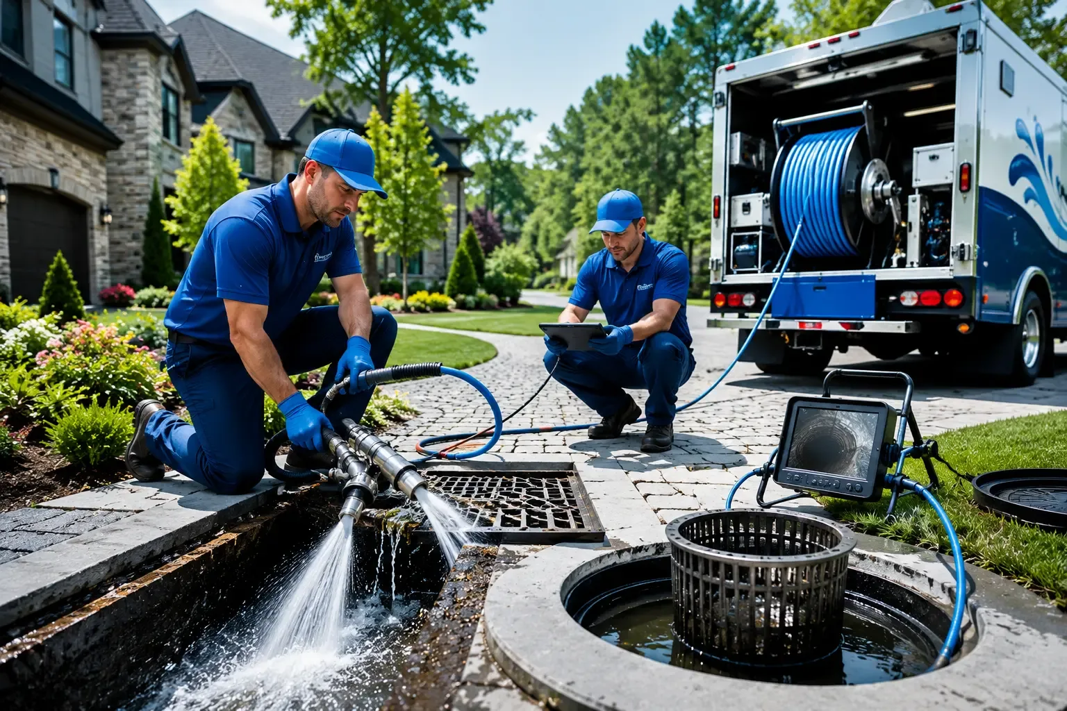 Local outdoor drain cleaning professionals in Highland, OH